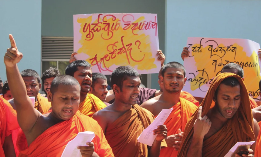 Sri Lanka Bhikku students