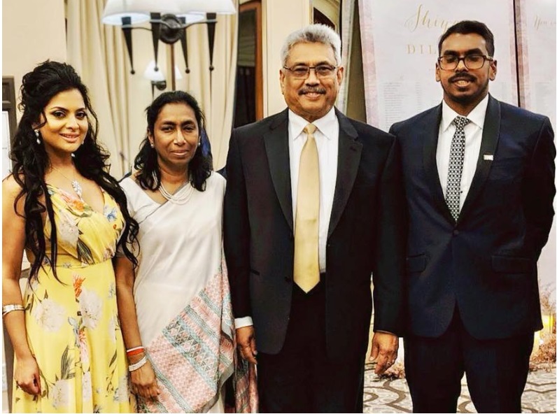 Gotabhaya Rajapaksa family