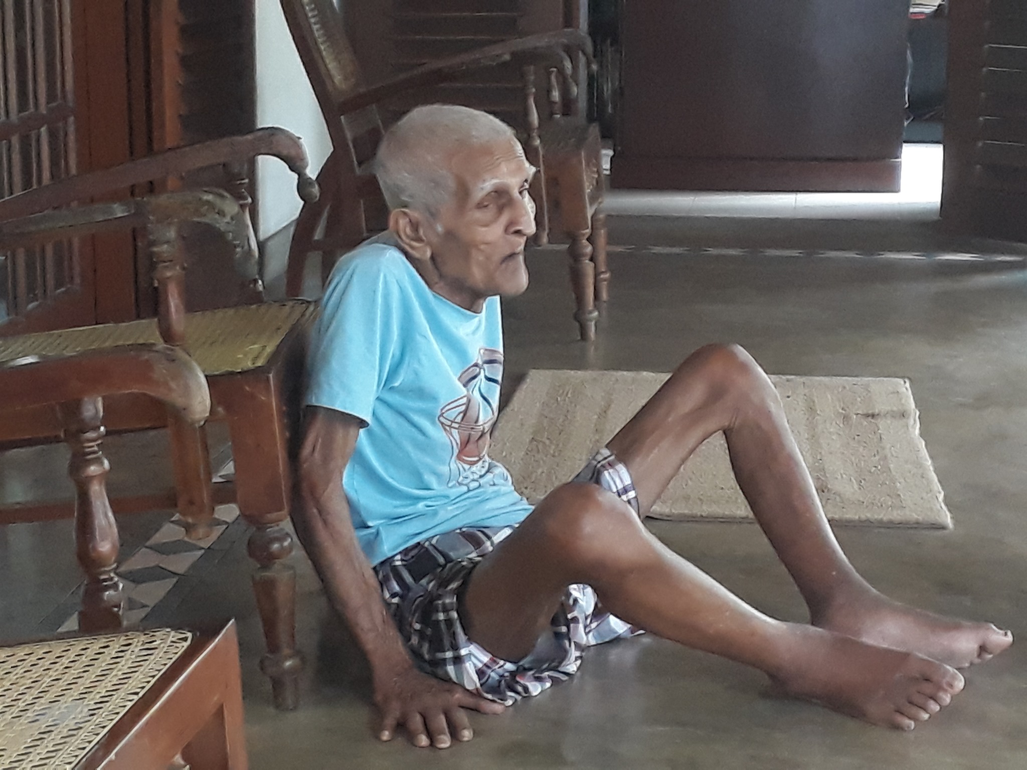 An elderly person