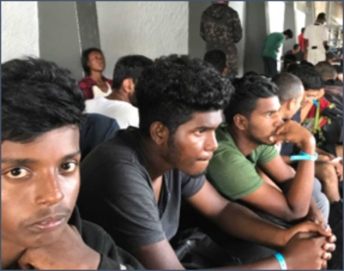 Sri Lankan migrants in Costa Rica. Photo by Todd Bensman, December 2018.