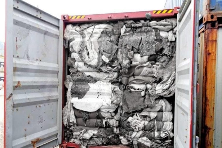Imported waste of Sri Lanka