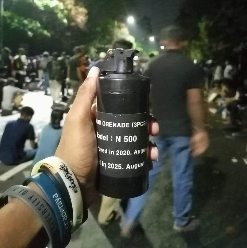 tear gas