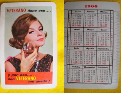 old pocket calendar